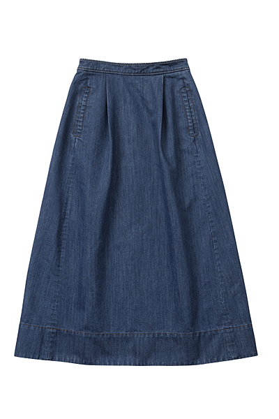 DENIM LONG SKIRT