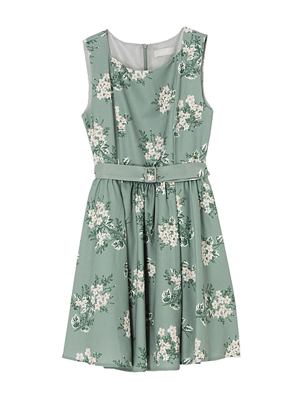 シックブーケワンピース