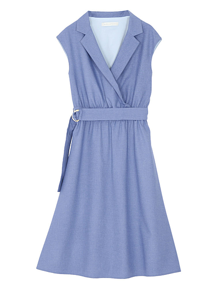 【DUO】 カシュクールミディワンピース