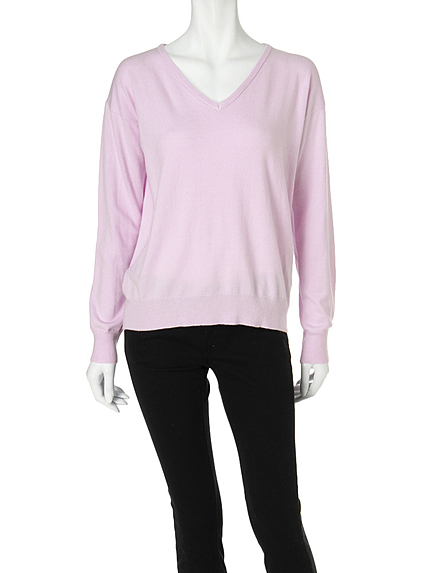 【BSC】 ベーシックVネックニット