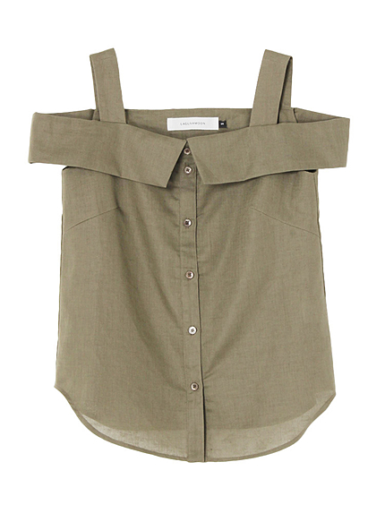 キャミソールシャツブラウス