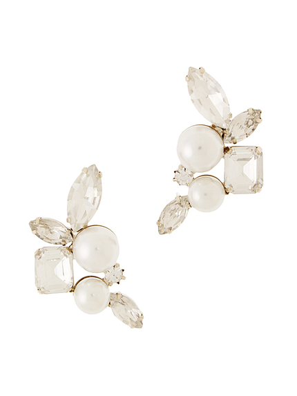 ランダムビジューピアス