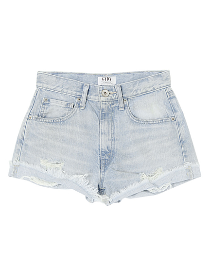 J/WロールUPダメージショートパンツ