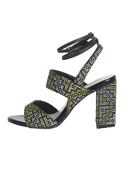 【SHOES】Wストラップサンダル