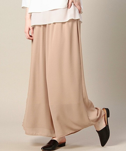 BY ジョーゼットスーパーワイドパンツ