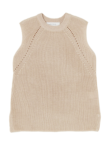 サイドスリットlooseニットプルオーバー