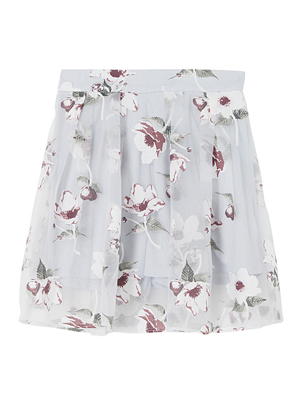 【sc】フラワーオパールシアーミニスカート