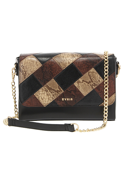 パイソンパッチワークBAG