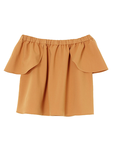 フレアーオフショルトップス