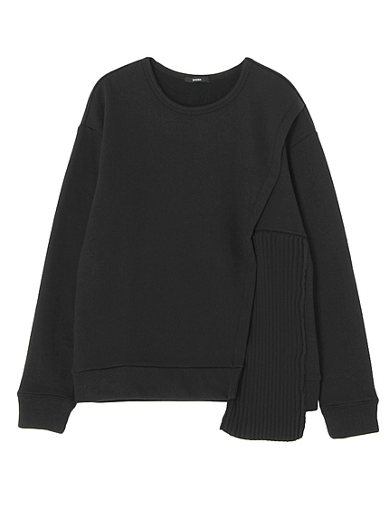 SIDE PANEL PLEATトレーナー