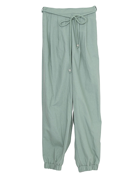 リボンベルトパンツ