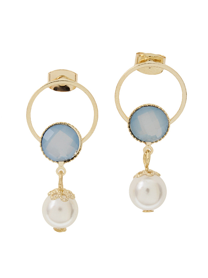 ミルキーポイントパールピアス