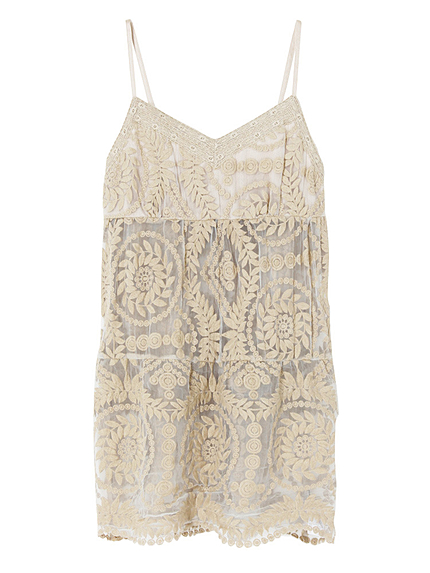 レースキャミワンピース