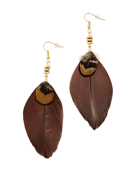 BIGフェザーピアス