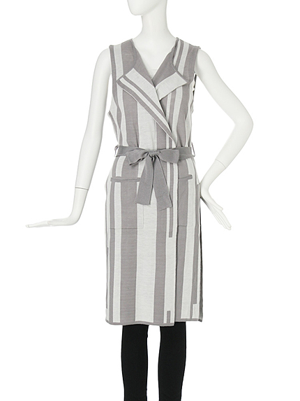 【MODE】ロングニットジレ