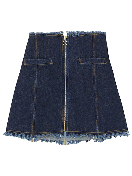 ZIP台形スカート