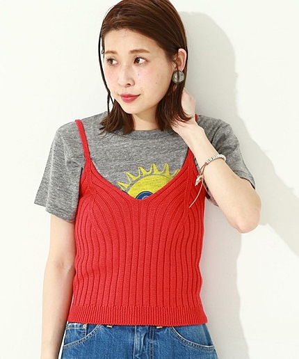 ■■■テープヤーンニットキャミ/ AEMFC Cテープヤーンニットキャミ