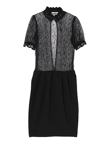 レースコンビワンピース