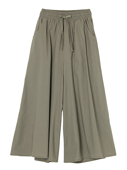 リネンガウチョパンツ