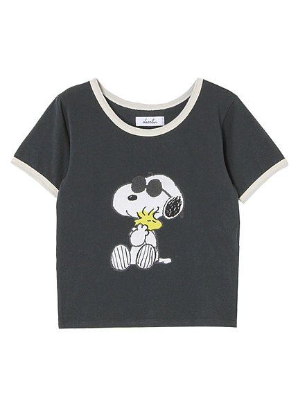 【sc】スヌーピーバイカラーminiTシャツ