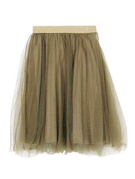 【BSC】 プリーツチュールスカート