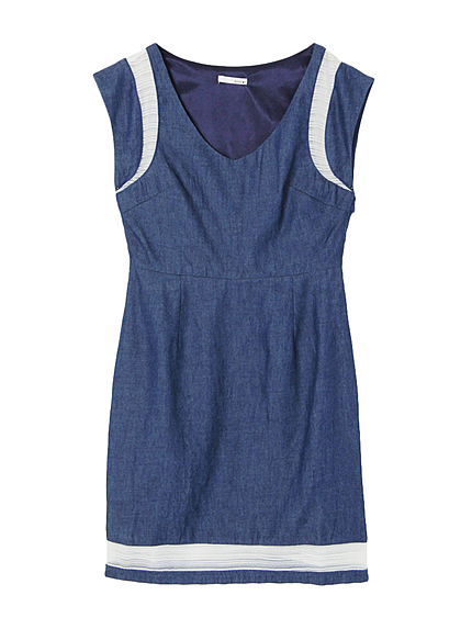 【WEB限定】オーガン切替デニムワンピース