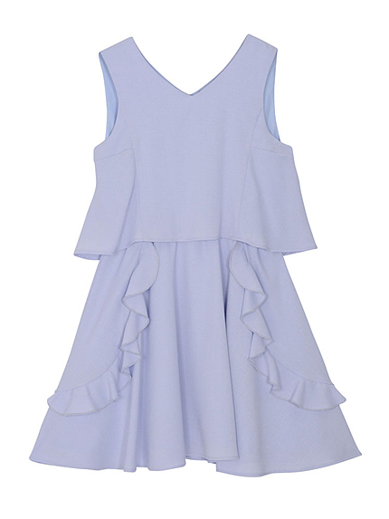 【sc】ラッフルラインワンピース