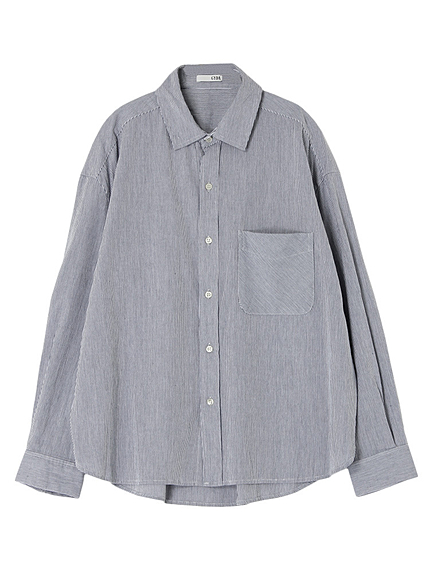 ピンストライプシャツ