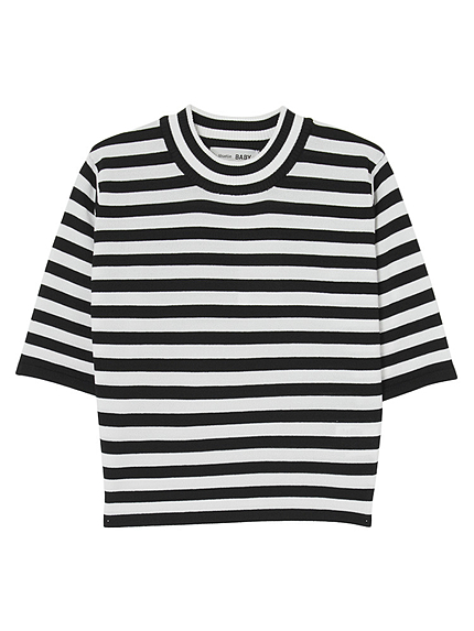 半袖ちびニット