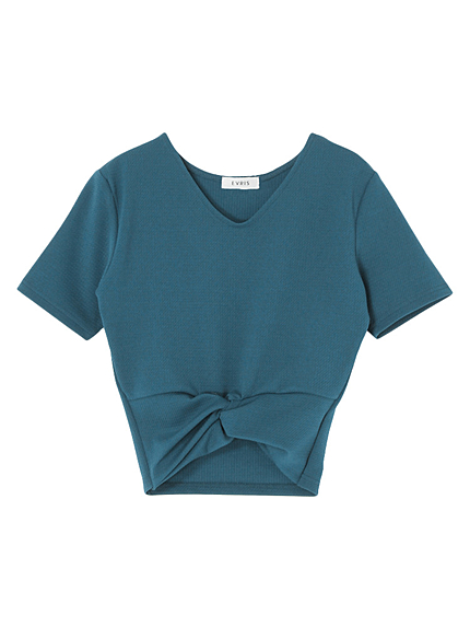 ツイストヘムTシャツ