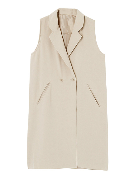 【WEB限定】ジョーゼットダブルロングベスト