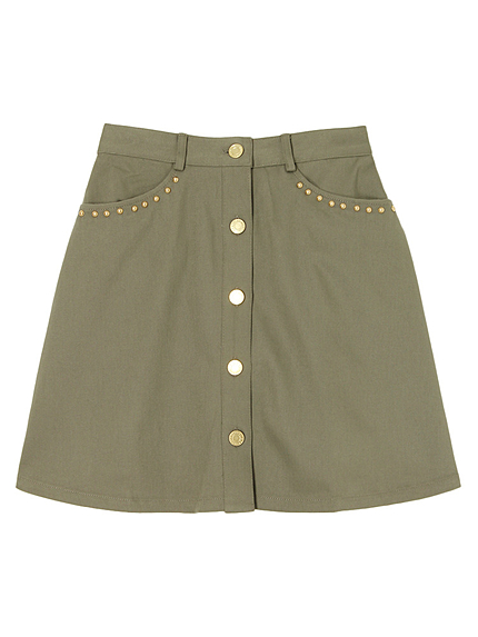 スタッズミニスカート