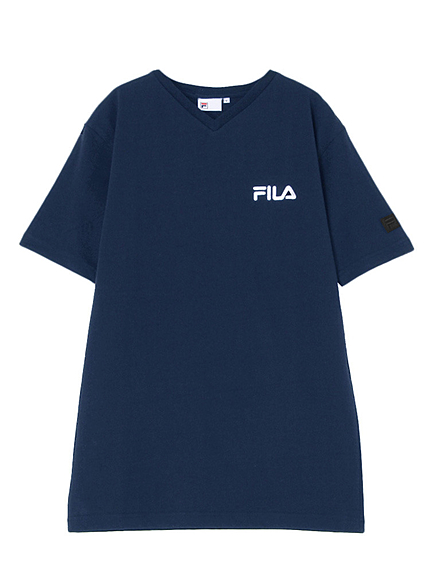 EMODA×FILA　VネックTシャツ
