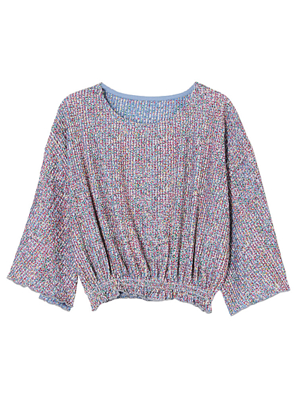 シャーリングトップス