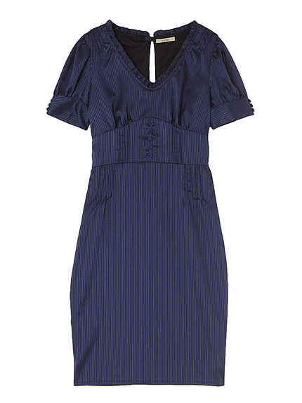 サテンレディワンピース