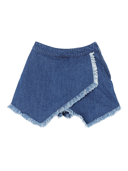 Embroideryデニムキュロット