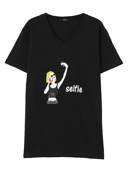 selfie Tシャツ