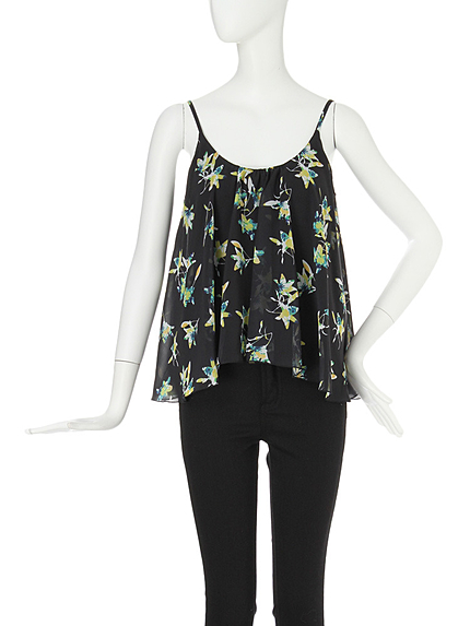 【FEMININE】ダブルフラワーキャミソール