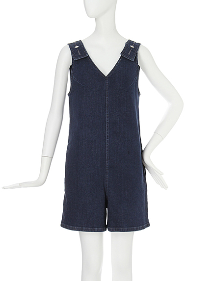 【CASUAL】ショートデニムサロペット