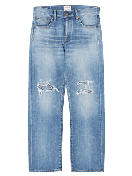 セルヴィッチクラッシュワイドデニム