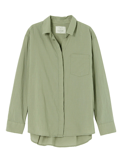 ウォッシュルーズシャツ