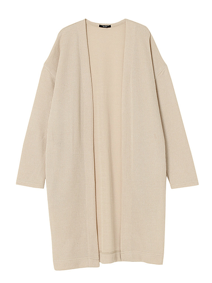 no collar softカーディガン