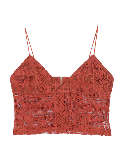 【FEMININE】トライバルレースキャミソール