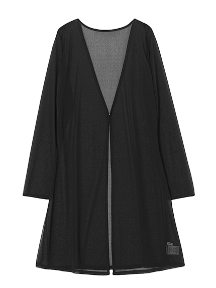 シアーロングカーデ