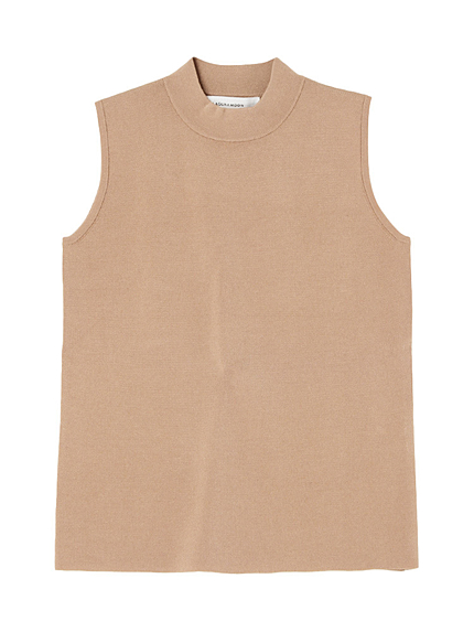 ミニマルハイネックニット