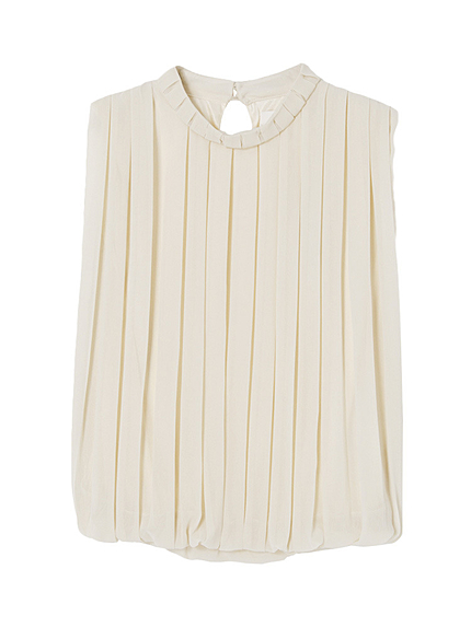 シフォンプリーツブラウス