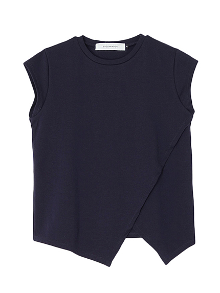 カッティングラップsleeveトップス