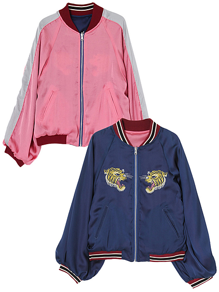 バルーンスリーブスカジャン