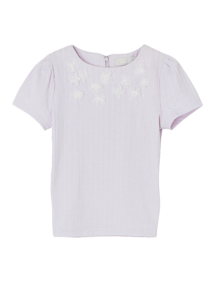 【se】フラワーレーステレコトップス