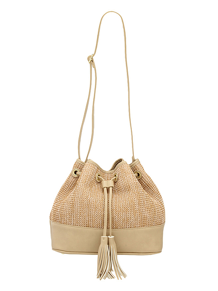 【goods】雑材巾着バッグ